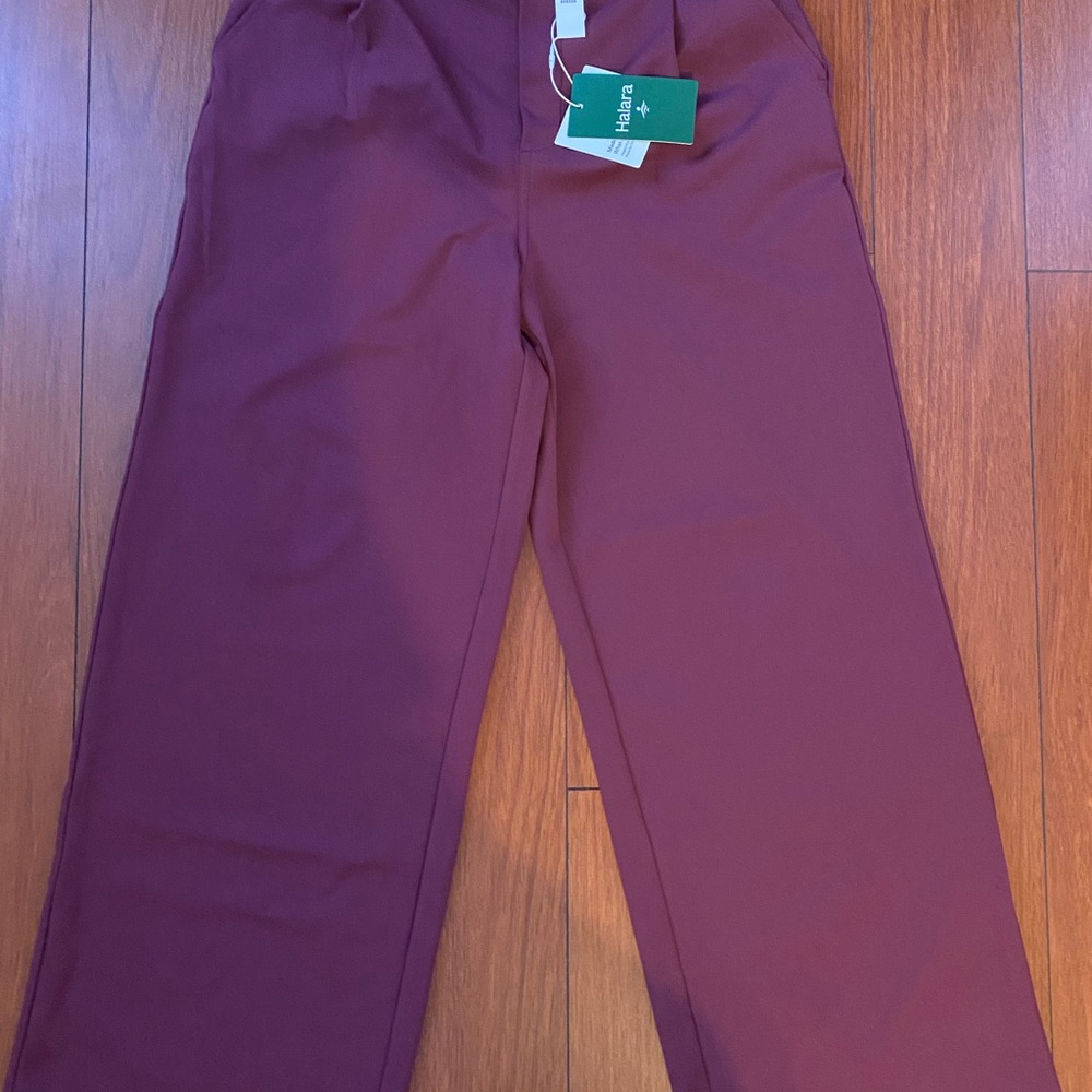 HALARA Women's Burgundy Trousers